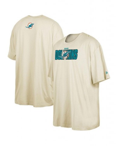 Men's Cream Miami Dolphins 2023 NFL Draft Big and Tall T-shirt $34.64 T-Shirts