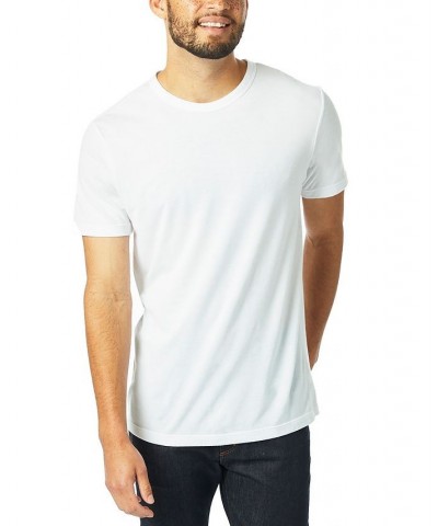 Men's Modal Tri-Blend Crewneck T-shirt White $17.63 T-Shirts