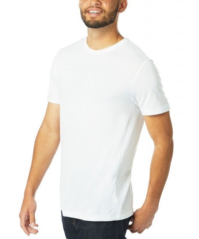 Men's Modal Tri-Blend Crewneck T-shirt White $17.63 T-Shirts