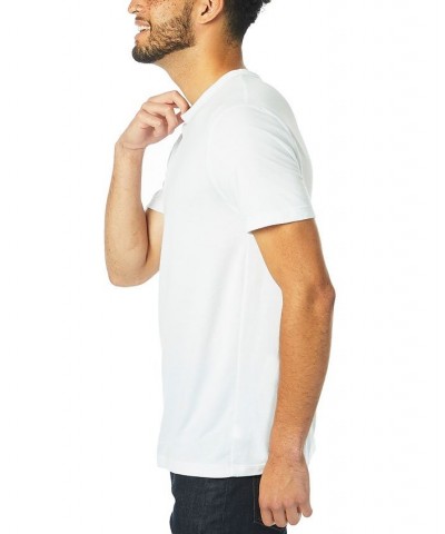 Men's Modal Tri-Blend Crewneck T-shirt White $17.63 T-Shirts