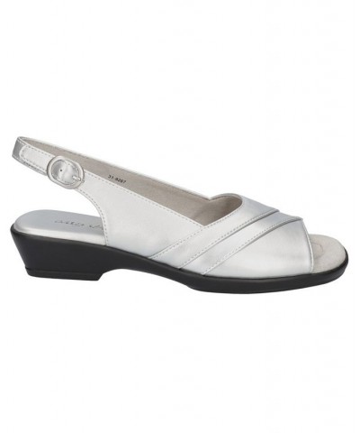 Women's Harriet Slingback Sandals Gray $31.85 Shoes