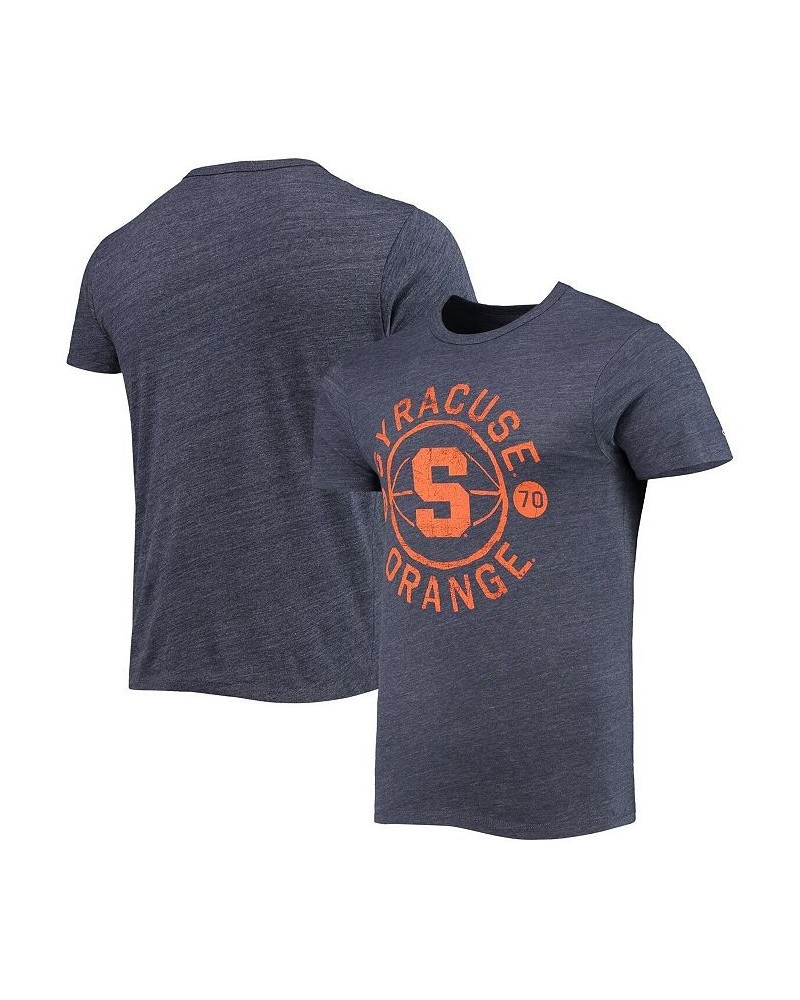 Men's Heathered Navy Syracuse Orange Hero Shot Victory Falls Tri-Blend T-shirt $21.15 T-Shirts