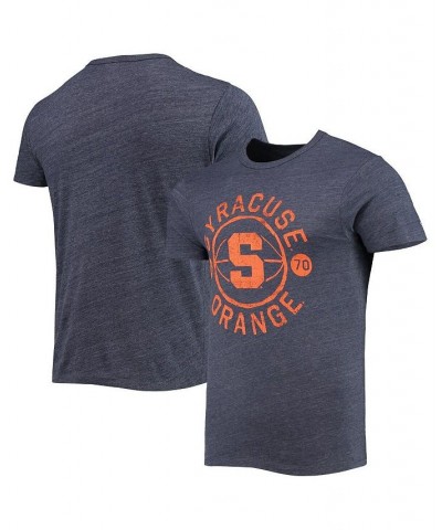 Men's Heathered Navy Syracuse Orange Hero Shot Victory Falls Tri-Blend T-shirt $21.15 T-Shirts