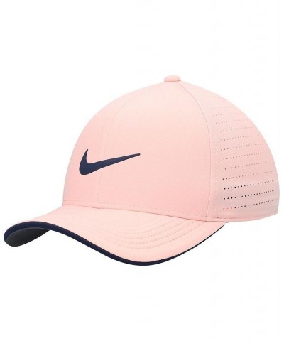 Men's Light Pink Aerobill Classic99 Performance Fitted Hat $20.58 Hats