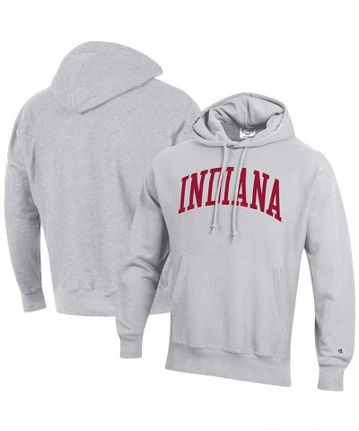 Men's Heathered Gray Indiana Hoosiers Big and Tall Reverse Weave Fleece Pullover Hoodie Sweatshirt $37.80 Sweatshirt