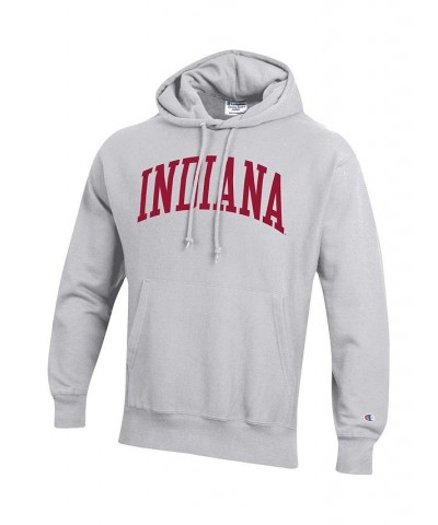 Men's Heathered Gray Indiana Hoosiers Big and Tall Reverse Weave Fleece Pullover Hoodie Sweatshirt $37.80 Sweatshirt