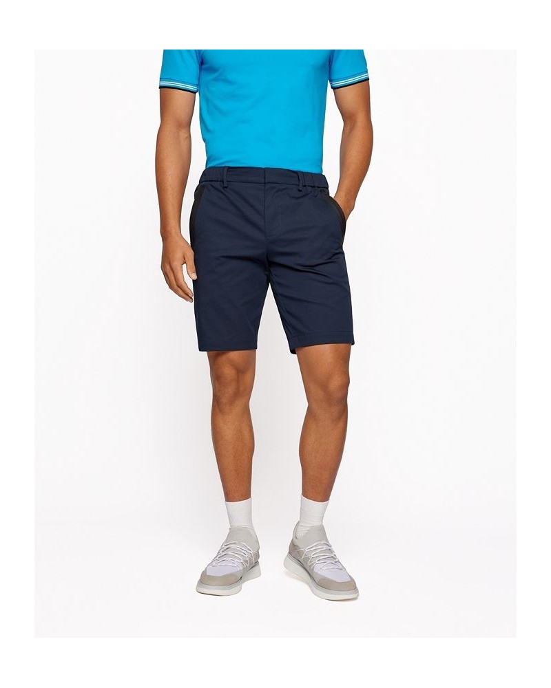 BOSS Men's Slim-Fit Shorts Blue $72.68 Shorts