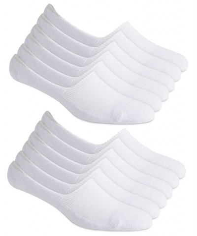 Men's No Show Socks, 12 pack White $13.44 Socks